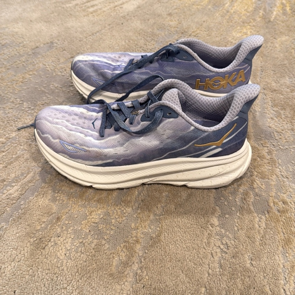 HOKA X FP Movement Clifton 9 'Cirrus' Sneakers Women's 9.5 B free people colab